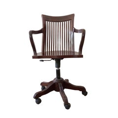 Vintage home office wooden chair